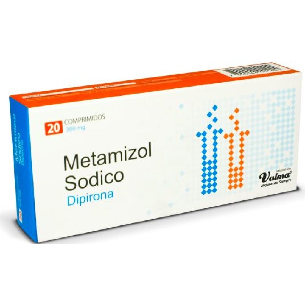 Metamizol Sódico (Dipirona) 300 Mg. X 20 Comprimidos - Farmati Chile - Farmati