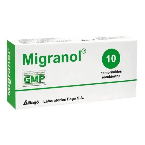 Migranol X 10 Comprimidos Recubiertos - Farmati Chile - Farmati