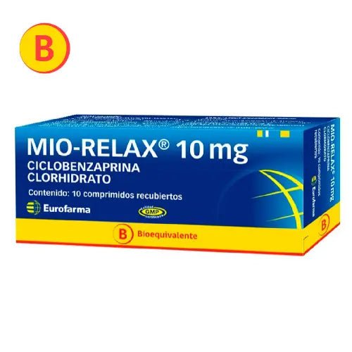 Mio - Relax 10Mg X 10 Comprimidos - Farmati Chile - Farmati