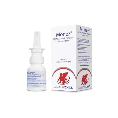 Monez Suspension Nasal Spray 50 Microgramos/Dosis. 140 Dosis - Farmati Chile - Farmati