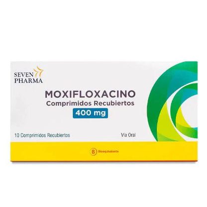 Moxifloxacino 400 Mg X 10 Comprimidos - Farmati Chile - Farmati