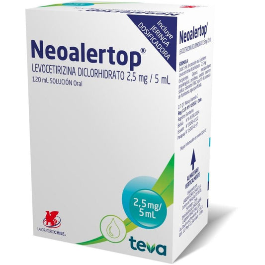 Neo - Alertop Solución Oral 2.5Mg/5Ml. X 120 Ml. - Farmati Chile - Farmati