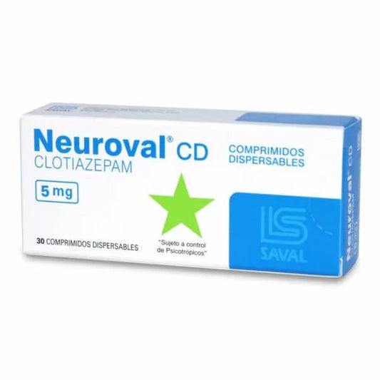 Neuroval Cd 5Mg X 30 Comprimidos - Farmati Chile - Farmati