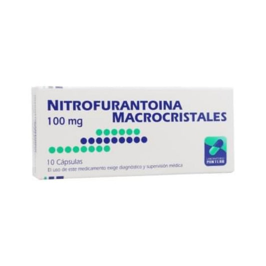 Nitrofurantoína 100 Mg. X 10 Càpsulas - Farmati Chile - Farmati