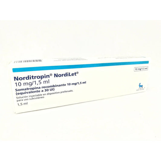Norditropin Nordilet 10Mg/1,5Ml Solución Inyectable Pencil Prellenado Novo Nordisk - Farmati Chile - Farmati