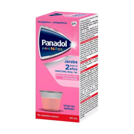 Panadol Infantil Paracetamol 160 Mg/5 Ml Jarabe 60 Ml - Farmati Chile - Farmati