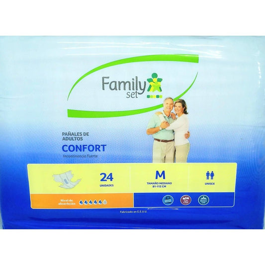 Pañal Adulto Confort Family Set M X 24 U. - Farmati Chile - Farmati