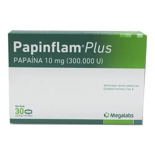 Papinflam Plus 10Mg X 30 Comprimidos - Farmati Chile - Farmati