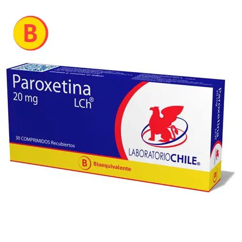 Paroxetina 20 Mg X 30 Comprimidos - Farmati Chile - Farmati