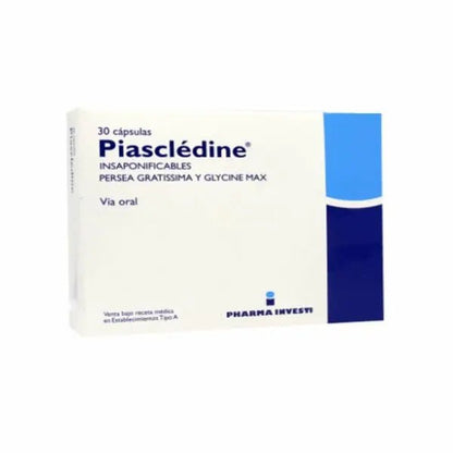 Piascledine X30 Cápsulas - Farmati Chile - Glycine Max - Pulpa De Persea Gratissima - Farmati