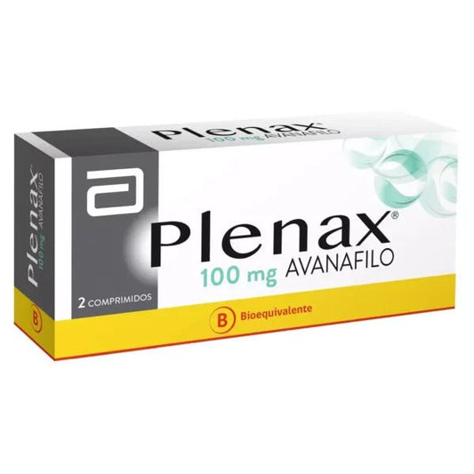 Plenax Avanafilo 100 Mg X 2 Comprimidos - Farmati Chile - Farmati