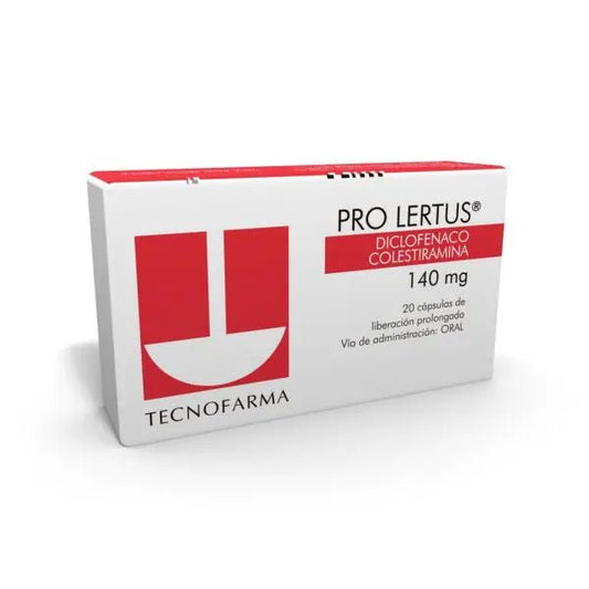 Pro Lertus 140 Mg X 20 Capsulas - Farmati Chile - Farmati