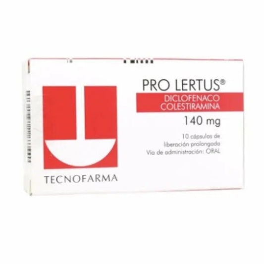 Pro - Lertus 140Mg X 10 Cápsulas Liberación Prolongada - Farmati