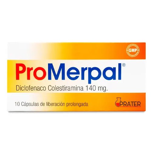 Pro - Merpal Capsulas De Liberacion Prolongada 140 Miligramos.10 - Farmati