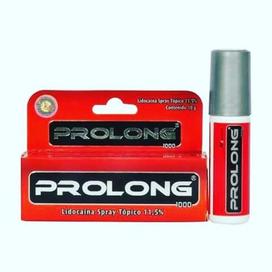 Prolong 1000 11,5 % X 10 G Lidocaina Spray Tópico - Farmati Chile - Farmati