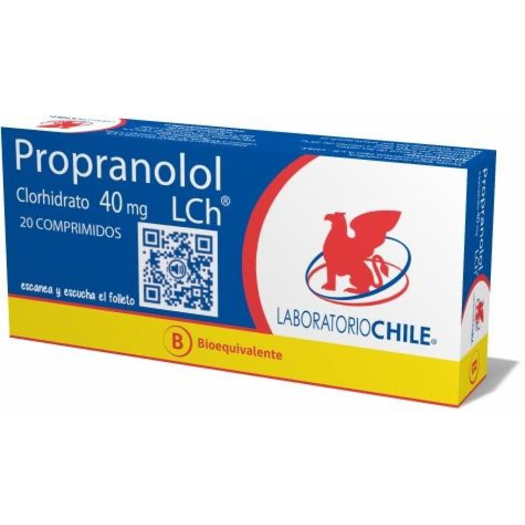 Propranolol 10 Mg. X 20 Comprimidos - Farmati Chile - Farmati