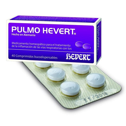 Pulmo Hevert X 40 Tabletas De Disolución Bucal - Farmati Chile - Farmati