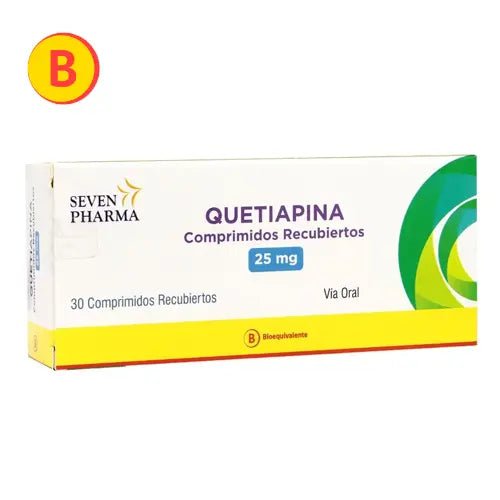 Quetiapina 25 Mg X 30 Comprimidos Recubiertos - Farmati Chile - Farmati