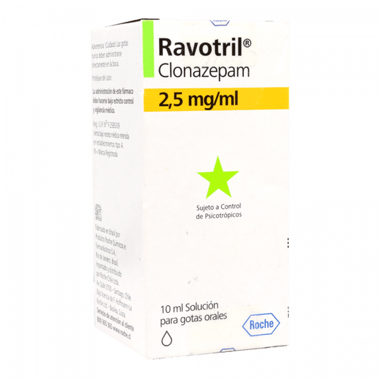 Ravotril 2,5Mg/Ml Gotas X 20 Ml - Farmati Chile - Farmati
