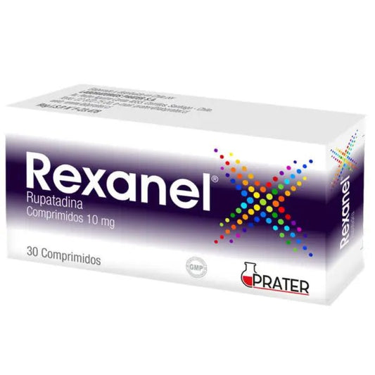 Rexanel Rupatadina 10 Mg 30 Comprimidos - Farmati Chile - Farmati