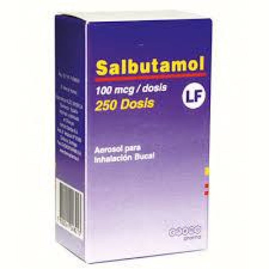 Salbutamol Lf Inh 100 Mcg X 250 Dosis - Farmati Chile - Farmati