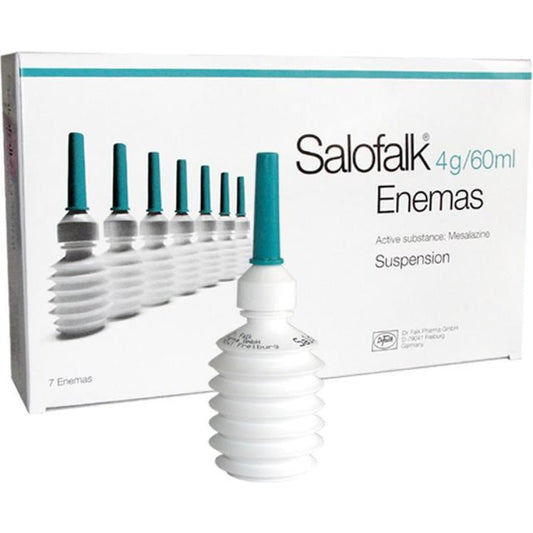 Salofalk Enemas 4 G/60 Ml X 7 Enemas Suspensión Rectal - Farmati Chile - Farmati