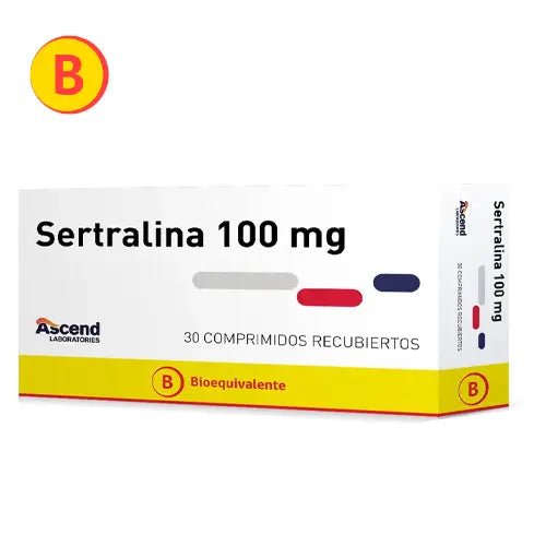 Sertralina 100 X 30 Comprimidos - Farmati Chile - Farmati