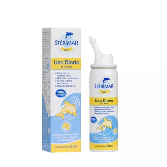 Sterimar Bebe Solucion Fisiologica De Agua De Mar En Microspray 0 A 3 Anos 50Ml - Farmati Chile - Farmati