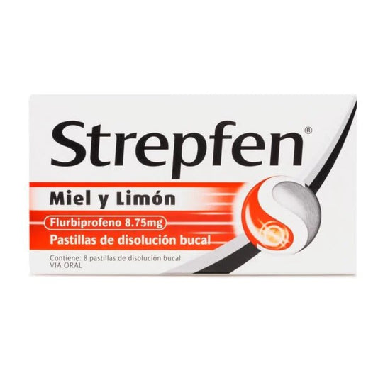 Strepfen Miel Y Limon 8 Pastillas De Disolución Bucal - Farmati Chile - Farmati