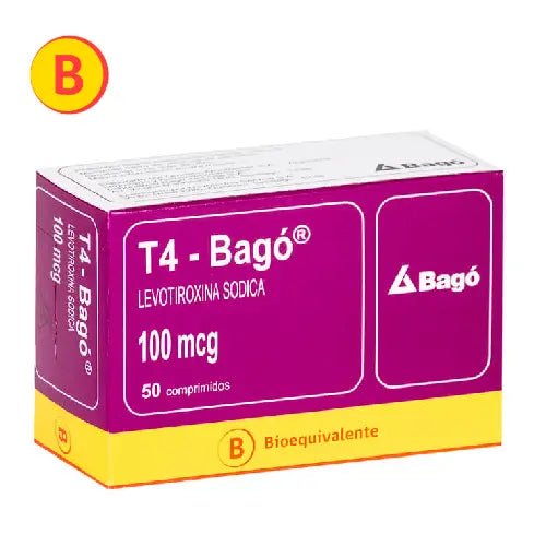 T4 100 Mcg X 50 Comprimidos - Farmati Chile - Farmati