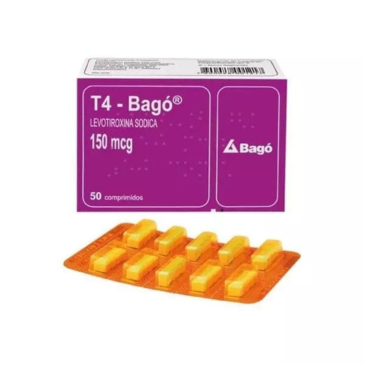 T4 150 Mcg X 50 Comprimidos - Farmati Chile - Farmati