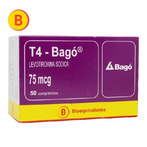 T4 75 Mcg X 50 Comprimidos - Farmati Chile - Farmati