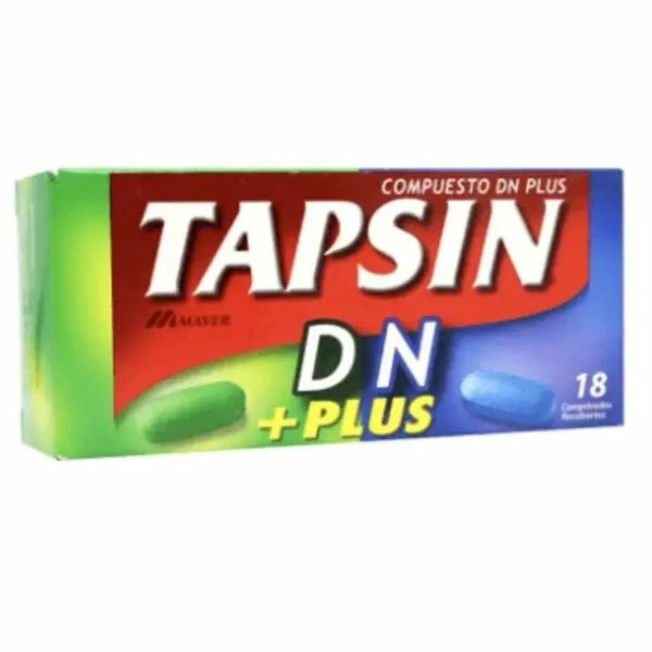 Tapsin Dn Compuesto + Plus X 18 Comprimidos - Farmati Chile - Farmati