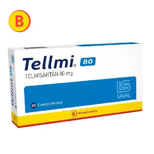 Tellmi Telmisartán 80 Mg X 30 Comprimidos - Farmati Chile - Farmati