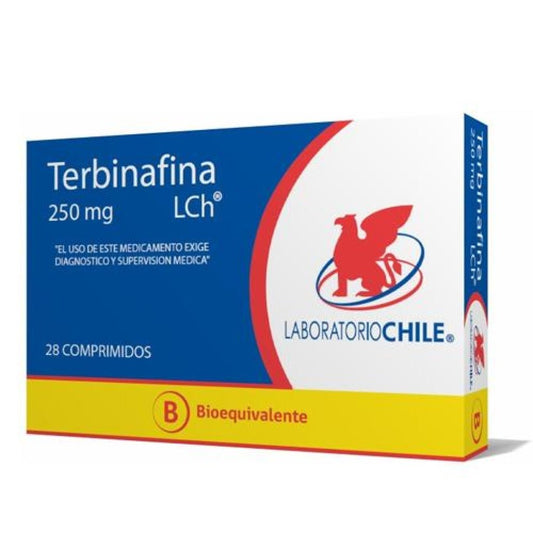 Terbinafina 250 Mg. X 28 Comprimidos - Farmati Chile - Farmati