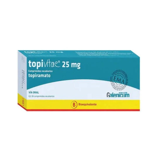 Topivitae Comprimidos Recubiertos 25Mg.28 - Farmati