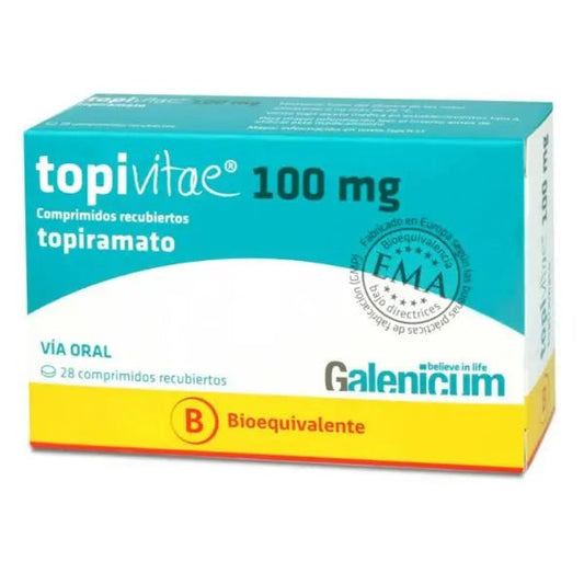 Topivitae Topiramato 100 Mg X 28 Comprimidos - Farmati Chile - Farmati