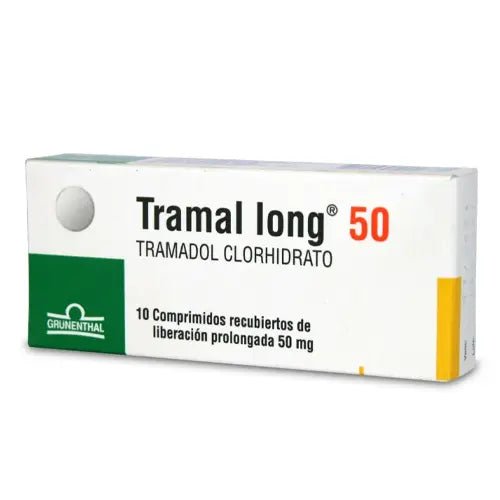 Tramal Long Comprimidos Recubiertos De Liberacion Prolongada 50Mg.10 - Farmati Chile - Farmati