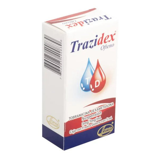 Trazidex Tobramicina 0,3% Unguento Oftalmologico Esteril 3,5 G - Farmati Chile - Farmati