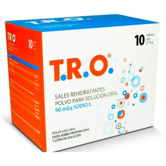 T.R.O. 90 Sales Rehidratantes 10 Sobres - Farmati Chile - Farmati