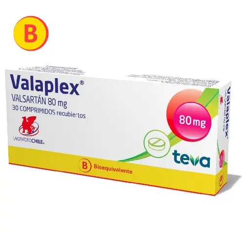 Valaplex 80 Mg X 30 Comprimidos Recubiertos - Farmati Chile - Farmati