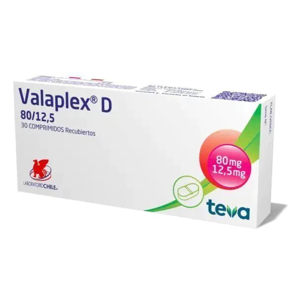 Valaplex - D 80/12.5 X 30 Comprimidos Recubiertos - Farmati Chile - Farmati