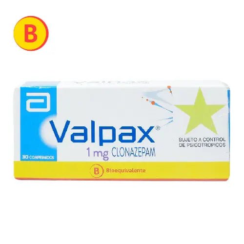 Valpax 1Mg X 30 Comprimidos - Farmati Chile - Farmati