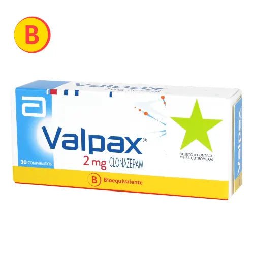 Valpax 2Mg X 30 Comprimidos - Farmati Chile - Farmati