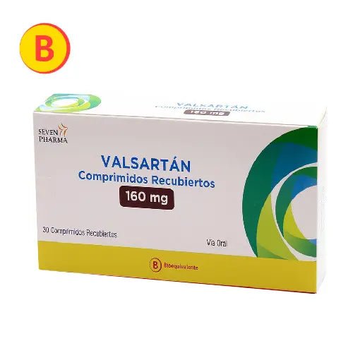 Valsartan 160 Mg X 30 Comprimidos - Farmati Chile - Farmati