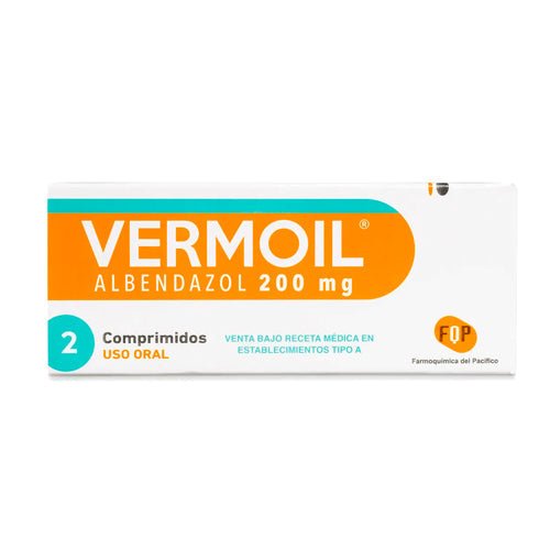 Vermoil 200 Mg X 2 Comprimidos - Farmati Chile - Farmati