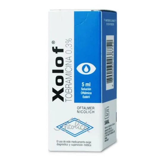 Xolof Solución Oftálmica 0,3 % X 5 Ml. - Farmati Chile - Farmati
