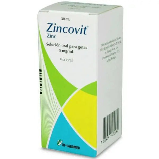 Zincovit Zinc 30Ml - Farmati Chile - Farmati