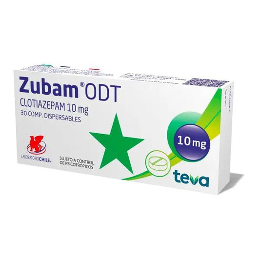 Zubam Odt 10 Mg X 30 Comp Cont - Farmati