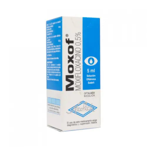 Imagen Moxof Moxifloxacino 0,5% Solución Oftálmica 5 Ml - Farmati Chile